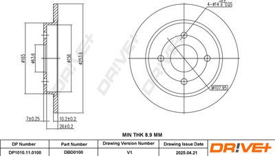 DISC FRANA DR!VE+ DP1010110100 2