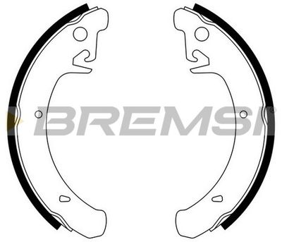BREMSI GF0283 Ремкомплект барабанных колодок  для MOSKVICH  (Мосkвич 2141)