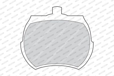 BREMSBELAGSATZ SCHEIBENBREMSE FERODO FDB824 1