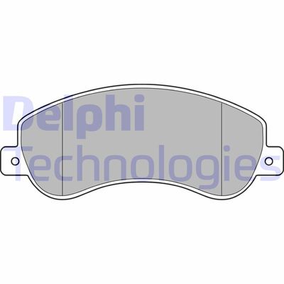 Комплект тормозных колодок, дисковый тормоз DELPHI LP1954 для BYD e6