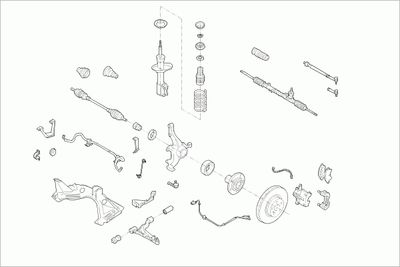 Układ kierowniczy SACHS RENAU-TWING-FS002