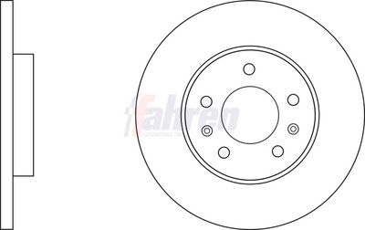 Fahren Brake Disc FBD6798