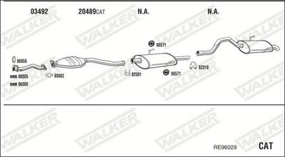 SISTEM DE ESAPAMENT WALKER RE96029