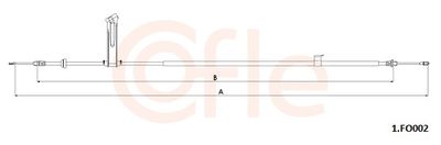 CABLU FRANA DE PARCARE