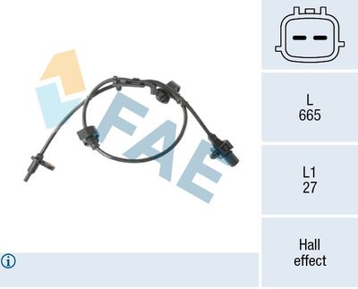 SENSOR RADDREHZAHL FAE 78715