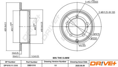 BREMSSCHEIBE DR!VE+ DP1010111310 2