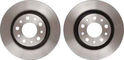 Brake disc Achter Links/Rechts past: ALFA ROMEO 159, BRERA, GIULIETTA, SPIDER  FIAT 500X  JEEP COMPASS, RENEGADE 1.0-2.2 06.05-