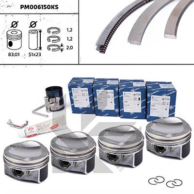 SET PISTOANE ET ENGINETEAM PM006150KS 1
