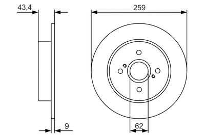 Brake Disc 0 986 479 V07