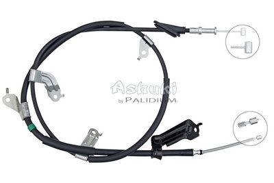 Тросик, cтояночный тормоз ASHUKI by Palidium ASH3-1552 для SUBARU FORESTER