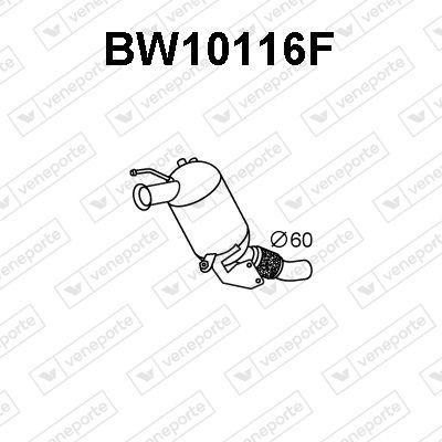 FILTRU FUNINGINE/PARTICULE SIST.DE ESAPAMENT VENEPORTE BW10116F
