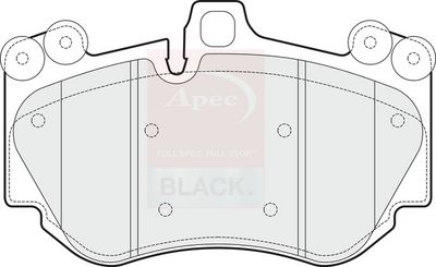 APEC Brake Pad Set, disc brake PAD1483B
