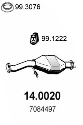 ASSO 14.0020 Каталізатор 