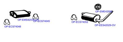Изпускателна система OPTIMAL OP-EXSRN374