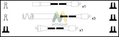 Комплект проводов зажигания MOTAQUIP LDRL1628 для OPEL ASCONA