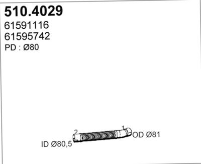 TEAVA FLEXIBILA ESAPAMENT