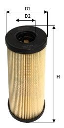 Масляный фильтр CLEAN FILTERS ML4589 для MERCEDES-BENZ CITAN