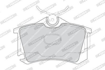 BREMSBELAGSATZ SCHEIBENBREMSE FERODO FDB1637 1
