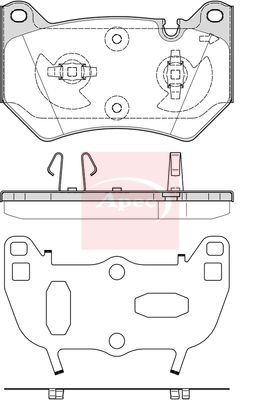 APEC Brake Pad Set, disc brake PAD2311