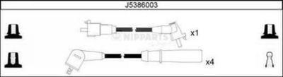 Комплект проводов зажигания NIPPARTS J5386003 для DAIHATSU GRAN
