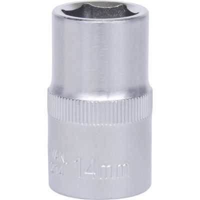 Ks Tools - Nadstavec šesťhranný krátky 1/2" 14mm