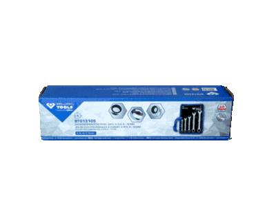 Ks Tools - Očko-plochy račňový kľúč s kĺbom 8-19mm 5ks