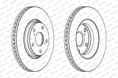 BREMSSCHEIBE FERODO DDF1756C