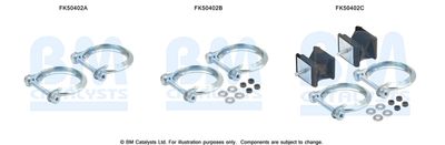 Zestaw montażowy, rura wydechowa BM CATALYSTS FK50402