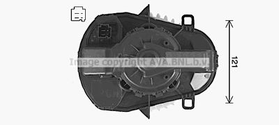 Вентилятор салона AVA QUALITY COOLING VN8549 для VW TOUAREG