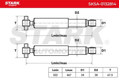 амортисьор STARK SKSA-0132814