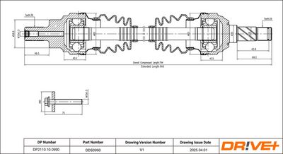 ANTRIEBSWELLE DR!VE+ DP2110100990