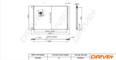 Skraplacz, klimatyzacja DR!VE+ DCC0065