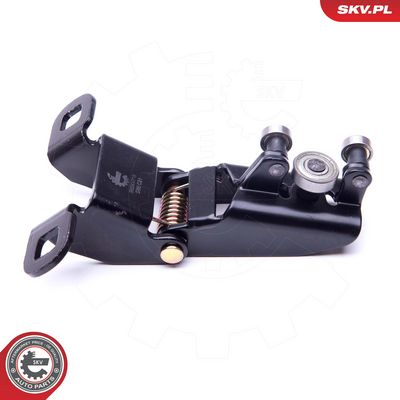 Ritinėlio kreiptuvas, atstumiamos durys