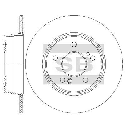 спирачен диск Hi-Q SD5529