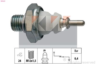 Włącznik ciśnieniowy oleju KW 500 221