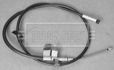 Тросик, cтояночный тормоз BORG & BECK BKB3642 для HONDA JAZZ