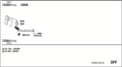 ABGASANLAGE WALKER VOK010274