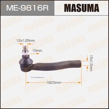 Наконечник поперечной рулевой тяги MASUMA ME-9816R для TOYOTA RACTIS