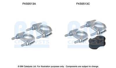 Монтажен комплект, изпускателна тръба BM Catalysts FK50513