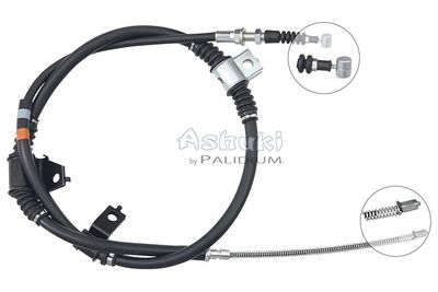 Тросик, cтояночный тормоз ASHUKI by Palidium ASH3-1521 для HYUNDAI H-1