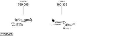 SISTEM DE ESAPAMENT BOSAL SYS13489