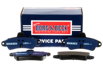 комплект спирачно феродо, дискови спирачки BORG & BECK BBP2128