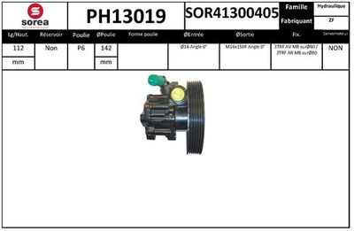 HYDRAULIKPUMPE LENKUNG SNRA PH13019