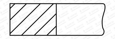 KOLBENRING GOETZE ENGINE 10MM001NTPST
