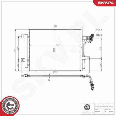 CONDENSATOR CLIMATIZARE ESEN SKV 86SKV531 6