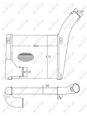 Laddluftkylare NRF 30551