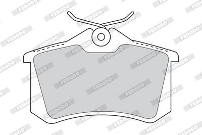 BREMSBELAGSATZ SCHEIBENBREMSE FERODO FDB1083 1