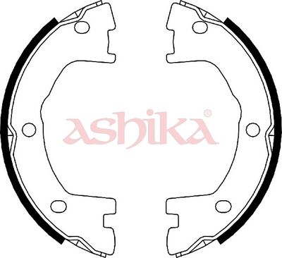 комплект спирачна челюст ASHIKA