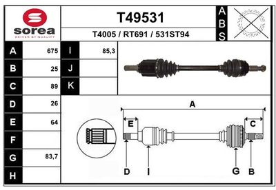 ANTRIEBSWELLE EAI T49531
