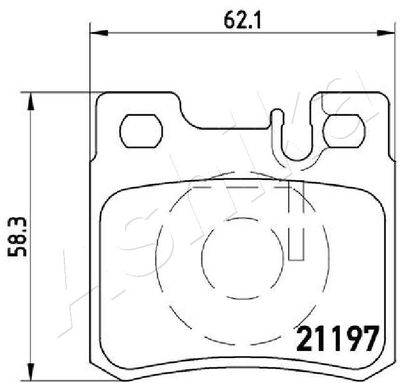 Brake Pad Set, disc brake 51-00-0502